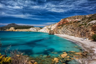 Firiplaka beach, Milos Greece clipart