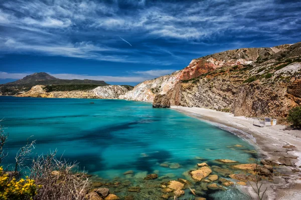 Firiplaka 海滩，米洛斯 · 希腊 — 图库照片