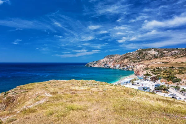 Paleochori strand, milos griechenland — Stockfoto