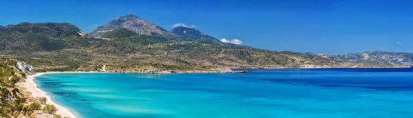 Ahivadolimni Strand, Insel Milos, Kykladen, Griechenland — Stockfoto