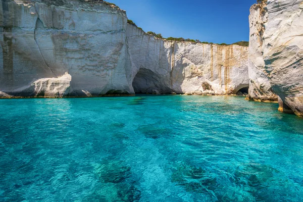 Kleftiko, Milos island, Cyclades, Grécia — Fotografia de Stock