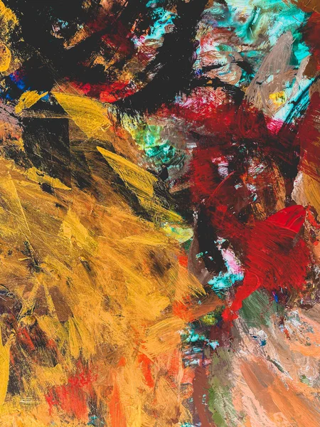 Palette sarı, kırmızı, siyah mizaçlı soyut dokular..