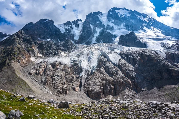 View of the Ullu-Tau glacier. Royalty Free Stock Images