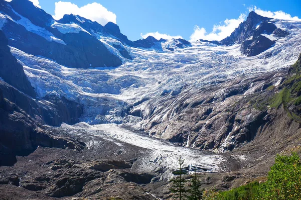 View Circus Alibek Glacier Dombay Region Caucasus Russia Picture Taken — Stock Photo, Image