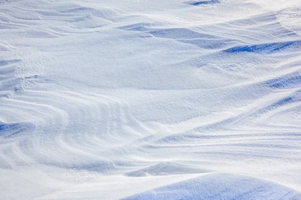 Sfondo invernale di bianco e blu cristallo pulito di neve — Foto Stock