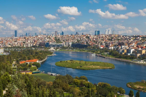 Güzel bir Istanbul ve Haliç manzarası