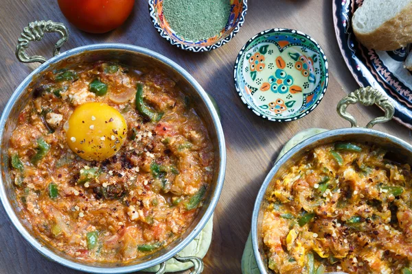 Comida turca Menemen —  Fotos de Stock