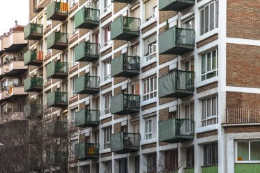 Barcelona'da dekoratif balkon