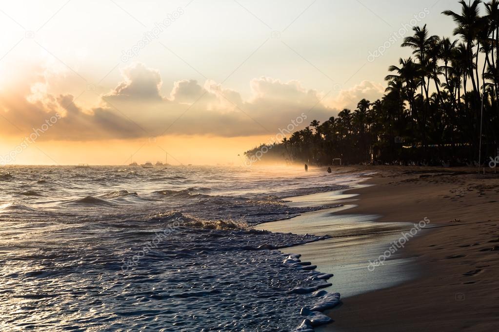 Landscape ocean sunrise