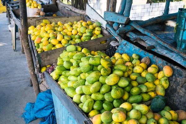 Open lucht markt voor fruit in de plaats, Bani, Dominicaanse Republiek — Stockfoto