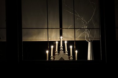 Pencere pervazı ışıkları Advent