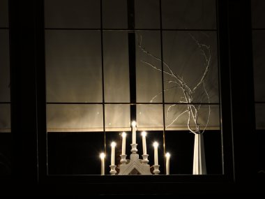 Pencere pervazı ışıkları Advent