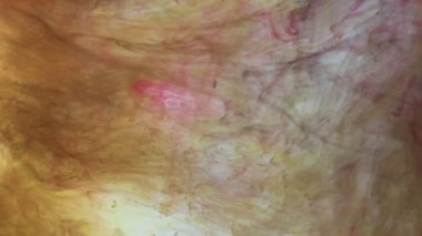 Akıcı Sıvı Hareket rengi soyut, siyah duman efektleri ile soyut döngüler ayarlanır