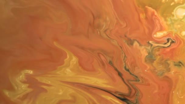 Art Mouvement Effets Liquide Couleur Transparente Abstrait Boucle — Video