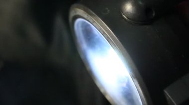 Spot Işık Paneli Çember Şekli Yuvarlak çekim üzerine