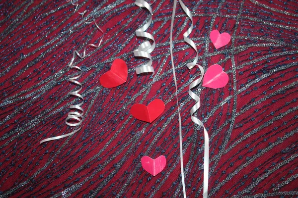 Flower Shape Heart Creative Decoration on Fabric Clothes