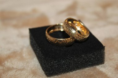 Wedding Rings of the Bride and Groom
