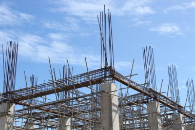 Site İlerleme Çelik ve Beton Malzemeleri İnşaatı