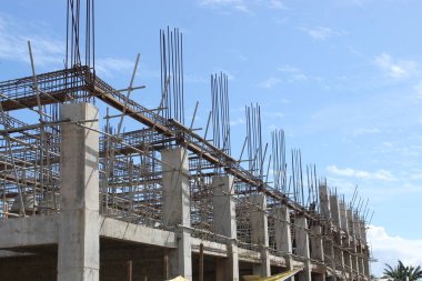 Site İlerleme Çelik ve Beton Malzemeleri İnşaatı