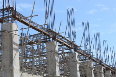 Site İlerleme Çelik ve Beton Malzemeleri İnşaatı