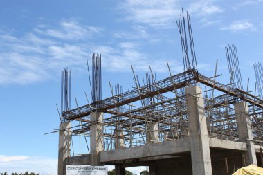 Site İlerleme Çelik ve Beton Malzemeleri İnşaatı