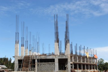 Site İlerleme Çelik ve Beton Malzemeleri İnşaatı