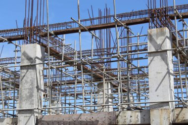 Proje İlerlemesi Üzerine İnşaat Alanı Beton Malzemeleri