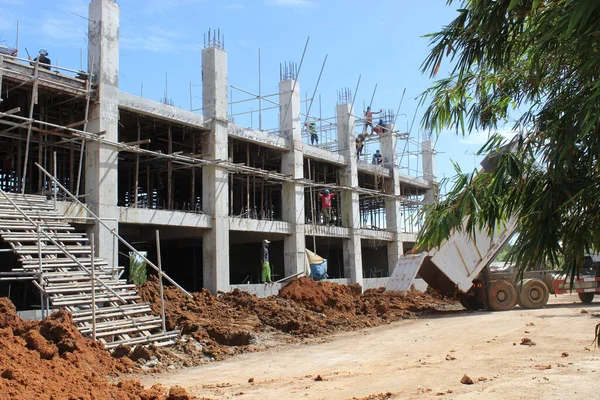 Site İlerleme Çelik ve Beton Malzemeleri İnşaatı