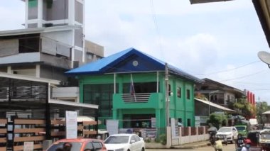 Road Street Şehir Merkezi Ofisi Otomobil Otomobili Şehir Yaz Saati 