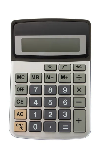 Calculator isolated over white — Stock Photo, Image