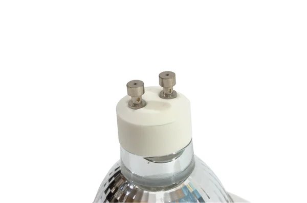 Halogen light bulb GU10 connector — Stock Photo, Image