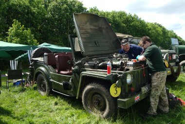 Bromley, İngiltere'de Londra - Haziran 07: bromley yarışmasında otomobil. dünyanın en büyük bir günde klasik araba gösterisinde!