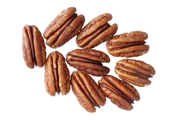 pekan somun beyaz zemin üzerine