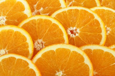 Gıda arka plan - olgun turuncu meyve dilimleri