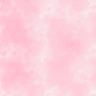 Soyut vektör suluboya boyası desenli arka plan. Mor gökyüzü dumanlı arka plan tasarımı. Pastel pembe suluboya dokusu. İnce kadınsı sahne şablonu