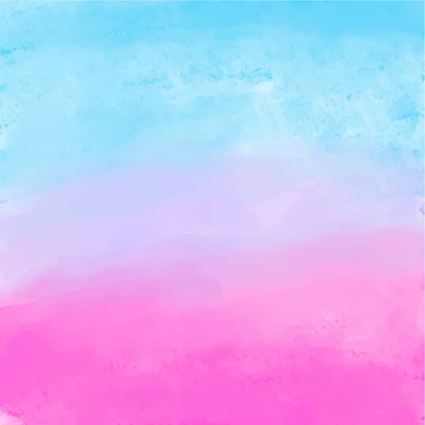 Абстрактний Векторний Акварельний Живопис Текстурований Рожевий Фіолетовий Синій Градієнт Дизайн — стоковий вектор