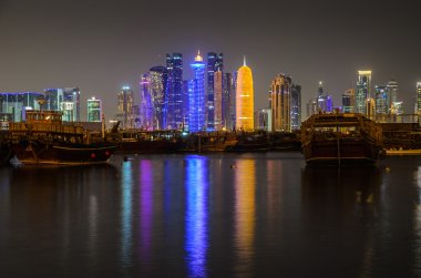 Doha, Katar manzarası