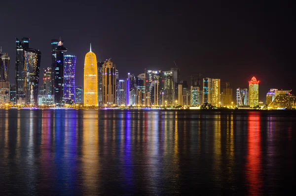 El horizonte de Doha, Qatar —  Fotos de Stock