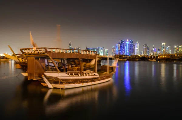 The skyline of Doha, Qatar — Stock Photo, Image