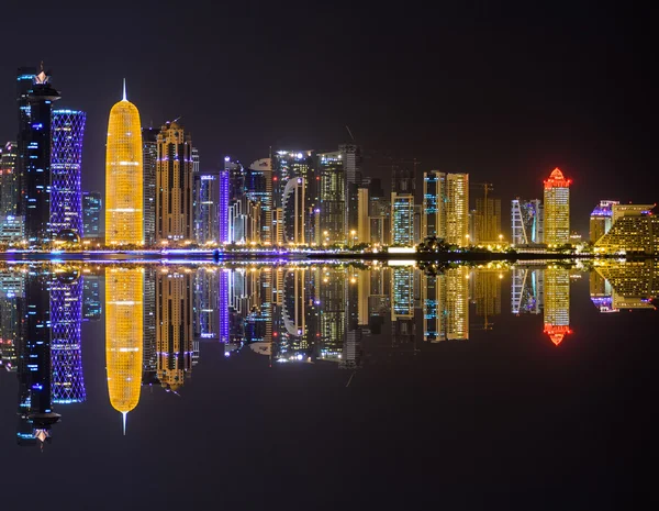 Doha manzarası, gece