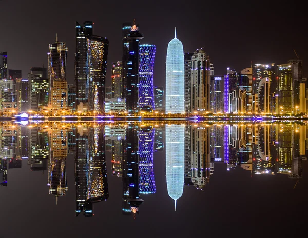 Doha manzarası, gece