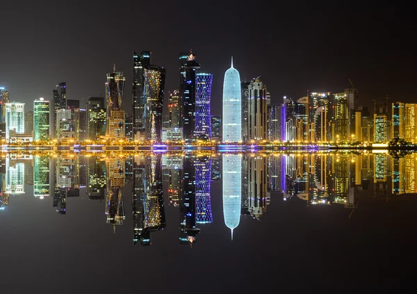 Doha manzarası, gece