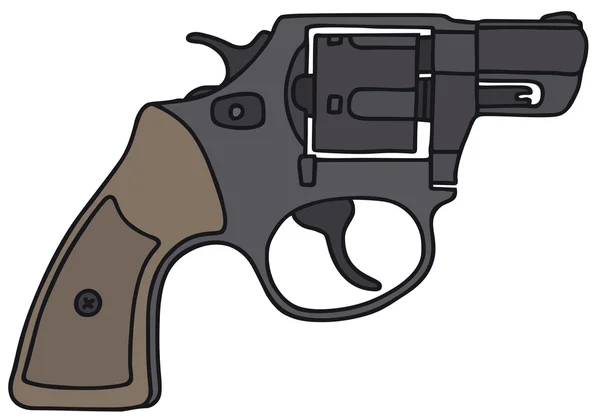 Korte revolver — Stockvector