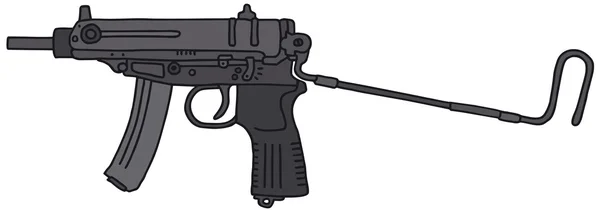 Pistola automática pequeña — Vector de stock
