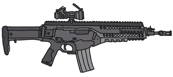 Pistolet automatique — Image vectorielle