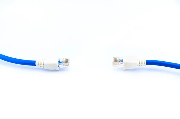 Blue UTP LAN cable — Stock Photo, Image