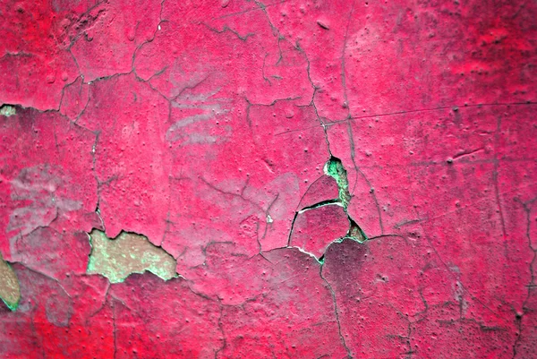 Crimson popraskané zdi textury — Stock fotografie