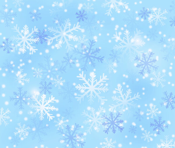 голубая снежная опора
