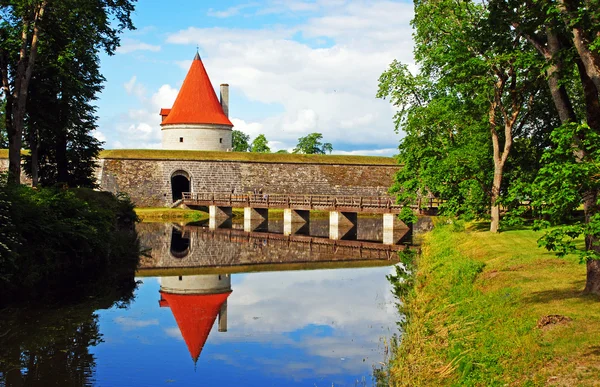 Saaremaa 岛，在爱沙尼亚的库雷萨雷城堡 — 图库照片