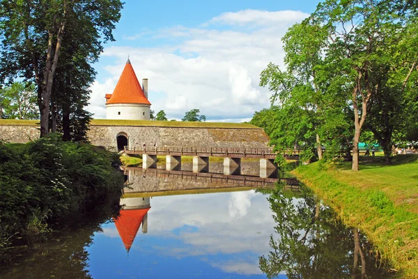 Saaremaa island, kuressaare castle in estland — Stockfoto